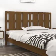  vidaXL mézbarna tömör fenyőfa ágyfejtámla 165,5x4x100 cm