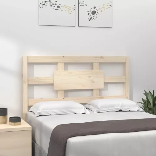 vidaXL tömör fenyőfa ágyfejtámla 105,5x4x100 cm