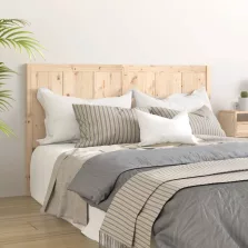 vidaXL tömör fenyőfa ágyfejtámla 125,5 x 4 x 100 cm