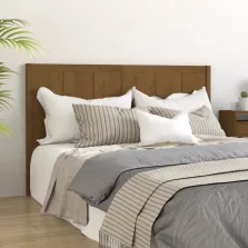   vidaXL mézbarna tömör fenyőfa ágyfejtámla 205,5x4x100 cm