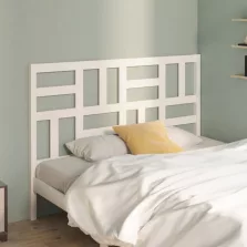   vidaXL fehér tömör fenyőfa ágyfejtámla 166 x 4 x 104 cm