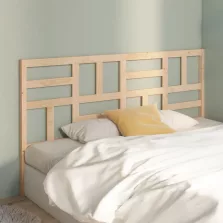 vidaXL tömör fenyőfa ágyfejtámla 206 x 4 x 104 cm