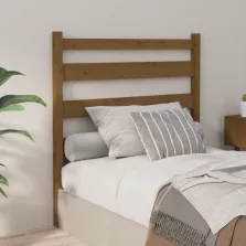   vidaXL mézbarna tömör fenyőfa ágyfejtámla 81 x 4 x 100 cm