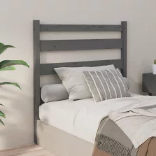   vidaXL szürke tömör fenyőfa ágyfejtámla 96 x 4 x 100 cm