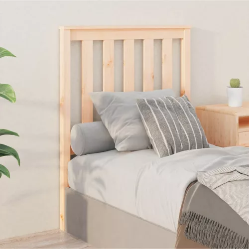 vidaXL tömör fenyőfa ágyfejtámla 81x6x101 cm