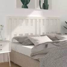 vidaXL fehér tömör fenyőfa fejtámla 146 x 4 x 100 cm
