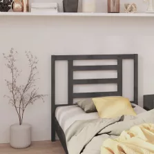   vidaXL szürke tömör fenyőfa ágyfejtámla 96 x 4 x 100 cm