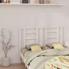   vidaXL fehér tömör fenyőfa ágyfejtámla 146 x 4 x 100 cm