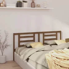   vidaXL mézbarna tömör fenyőfa ágyfejtámla 156 x 4 x 100 cm