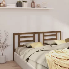   vidaXL mézbarna tömör fenyőfa ágyfejtámla 186 x 4 x 100 cm