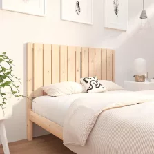 vidaXL tömör fenyőfa ágyfejtámla 125,5 x 4 x 100 cm