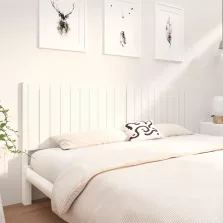   vidaXL fehér tömör fenyőfa ágyfejtámla 205,5 x 4 x 100 cm