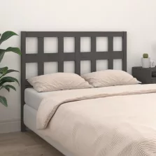   vidaXL szürke tömör fenyőfa ágyfejtámla 165,5 x 4 x 100 cm