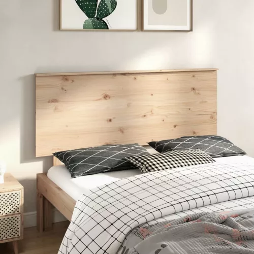 vidaXL tömör fenyőfa ágyfejtámla 154 x 6 x 82,5 cm