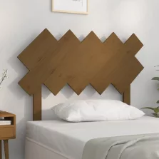   vidaXL mézbarna tömör fenyőfa ágyfejtámla 104x3x80,5 cm