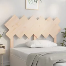 vidaXL tömör fenyőfa ágyfejtámla 132x3x81 cm
