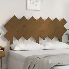   vidaXL mézbarna tömör fenyőfa ágyfejtámla 141x3x80,5 cm