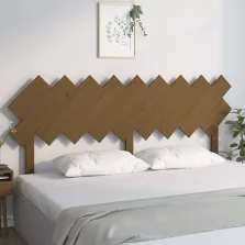   vidaXL mézbarna tömör fenyőfa ágyfejtámla 178x3x80,5 cm