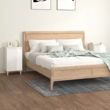   vidaXL 2 db magasfényű fehér szerelt fa éjjeliszekrény 40x35x70 cm