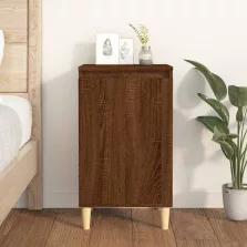   vidaXL barna tölgyszínű szerelt fa éjjeliszekrény 40x35x70 cm