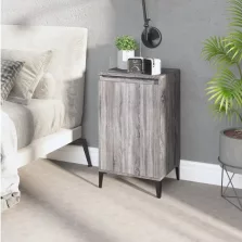   vidaXL szürke sonoma színű szerelt fa éjjeliszekrény 40x35x70 cm