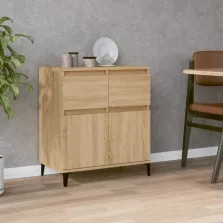   vidaXL sonoma tölgy színű szerelt fa tálalóasztal 60 x 35 x 70 cm