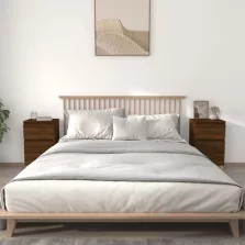   vidaXL 2 db barna tölgyszínű éjjeliszekrény 40 x 35 x 70 cm