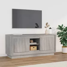   vidaXL szürke sonoma színű szerelt fa TV-szekrény 102x35x45 cm