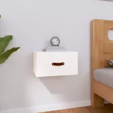   vidaXL fehér falra szerelhető éjjeliszekrény 40 x 29,5 x 22 cm