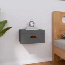   vidaXL szürke falra szerelhető éjjeliszekrény 40 x 29,5 x 22 cm