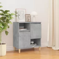   vidaXL betonszürke szerelt fa tálalószekrény 60 x 35 x 70 cm