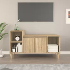   vidaXL sonoma tölgyszínű szerelt fa TV-szekrény 100x35x55 cm