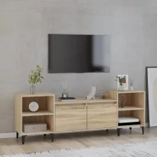   vidaXL sonoma tölgyszínű szerelt fa TV-szekrény 160x35x55 cm