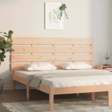 vidaXL tömör fenyőfa fejtámla 120x3x80 cm