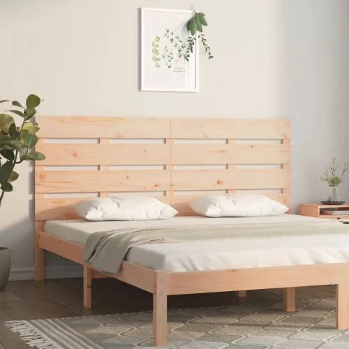 vidaXL tömör fenyőfa fejtámla 120x3x80 cm