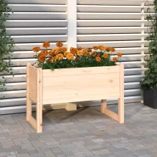 vidaXL tömör fenyő növénytartó 78x40x52 cm