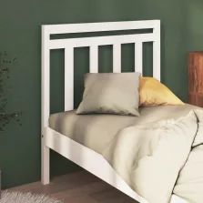   vidaXL fehér tömör fenyőfa ágy fejtámla 95 x 4 x 100 cm