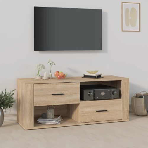 vidaXL sonoma tölgyszínű szerelt fa TV-szekrény 100 x 35 x 40 cm