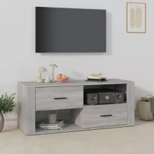   vidaXL szürke sonoma színű szerelt fa TV-szekrény 100 x 35 x 40 cm