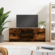   vidaXL füstös tölgy színű szerelt fa TV-szekrény 102x30x37,5 cm