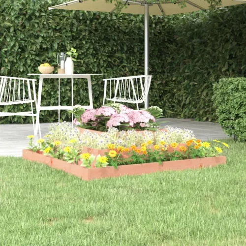 vidaXL tömör duglászfenyő növénytartó 110 x 110 x 27 cm