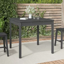   vidaXL szürke tömör fenyőfa kerti asztal 82,5 x 82,5 x 76 cm
