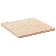   vidaXL tömör fenyőfa négyszögű asztallap 80 x 80 x 2,5 cm