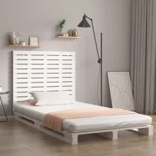   vidaXL fehér tömör fenyőfa fali fejtámla 96 x 3 x 91,5 cm