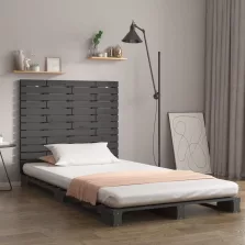   vidaXL szürke tömör fenyőfa fali fejtámla 141 x 3 x 91,5 cm