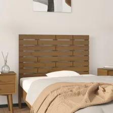   vidaXL mézbarna tömör fenyőfa fali fejtámla 106 x 3 x 63 cm