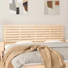 vidaXL tömör fenyőfa fali fejtámla 166x3x63 cm