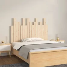 vidaXL tömör fenyőfa fali fejtámla 108 x 3 x 80 cm