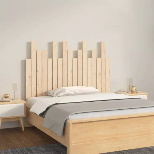vidaXL tömör fenyőfa fali fejtámla 108 x 3 x 80 cm