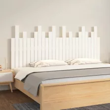   vidaXL fehér tömör fenyőfa fali fejtámla 166 x 3 x 80 cm
